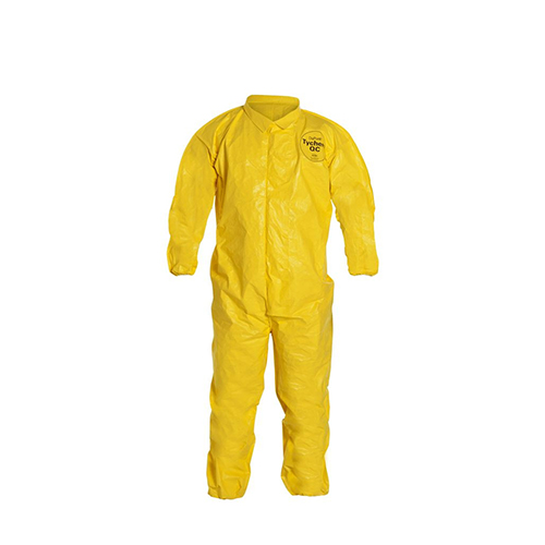 Dupont™-Tychem®-QC-Coveralls---Collar,-Front-Storm-Flap,-Elastic-Wrists-and-Ankles